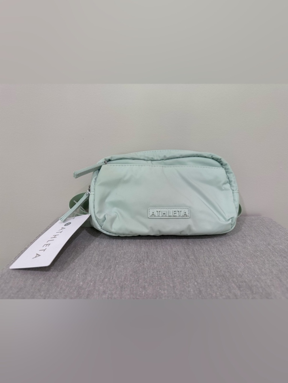 Athleta Mint Green Compact Shoulder Pouch